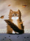 The Weather Four Cats - Wind - Print