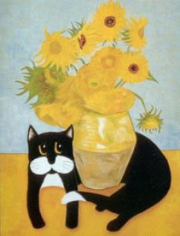 Vincent Van Gogh's Cat - Misfit - Print
