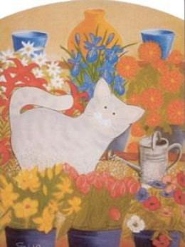 The Florist's Cat - Blossom - Print