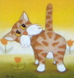 Kitty Characters - Rumpole - Print