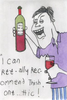 The Wine Critic - Mounted