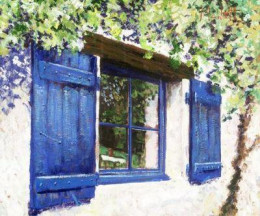 Through The Window - Canvas - Unstretched Canvas