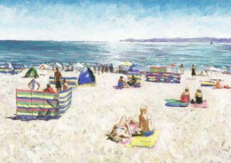 A Day At The Seaside - Canvas - Unstretched Canvas