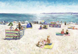 A Day At The Seaside - Canvas - Unstretched Canvas