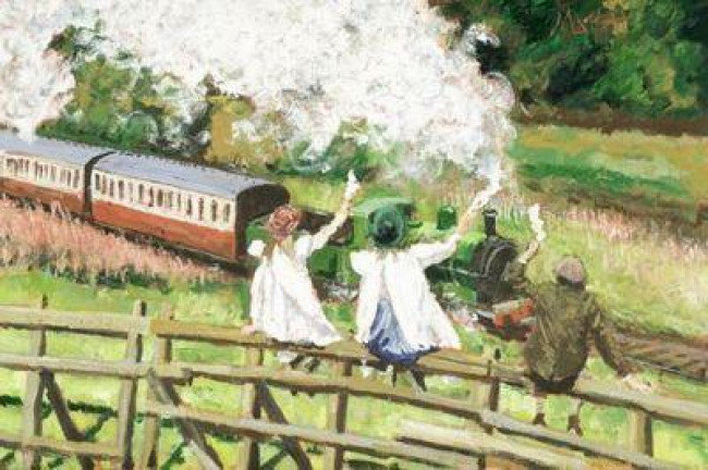 Send Our Love to Father - The Railway Children - Canvas Framed