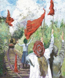 Saved By Red Bloomers - The Railway Children - Canvas Framed