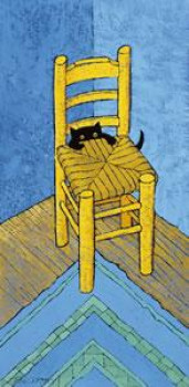 Le Chat Van Gogh - Mounted