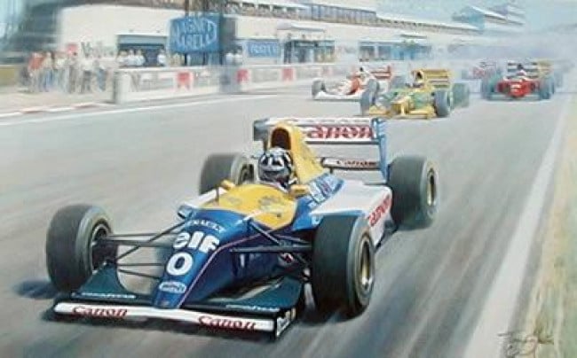 The Perfect Start - Damon Hill - Mounted The Perfect Start - Damon Hill - Mounted