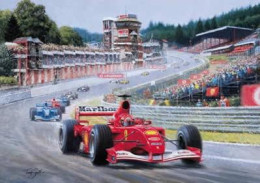 Michael Schumacher World Champ 2001 - Mounted