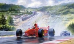 The Rain Master - Eddie Irvine - Mounted