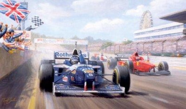 Damon's Dream - Damon Hill - Print Damon's Dream - Damon Hill - Print