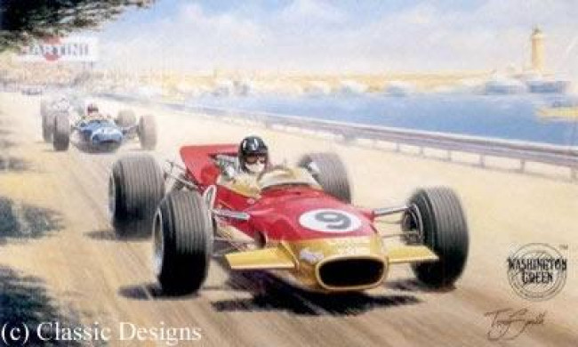 Graham Hill - World Champion 1962 & 1968 - Mounted Graham Hill - World Champion 1962 & 1968 - Mounted