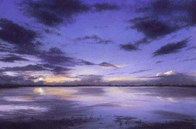Evening Solitude - Mounted Evening Solitude - Mounted