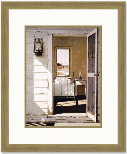 Oil Lamp - Framed