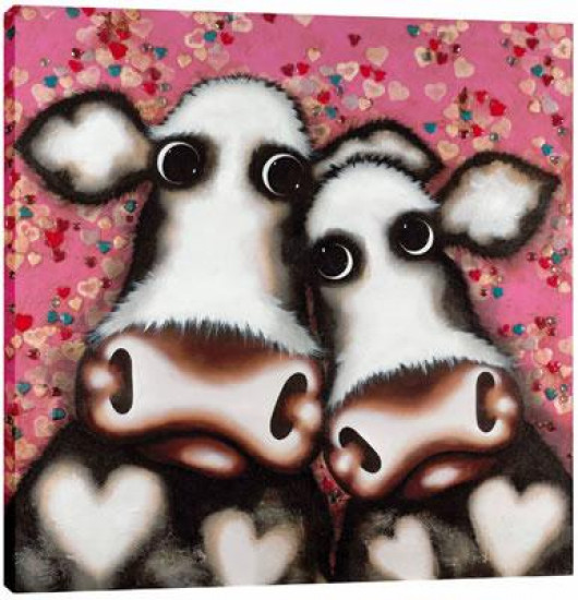 Moo Loves Ya Baby! - Box Canvas