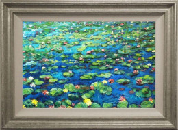 Mallett's Waterlilies - Framed