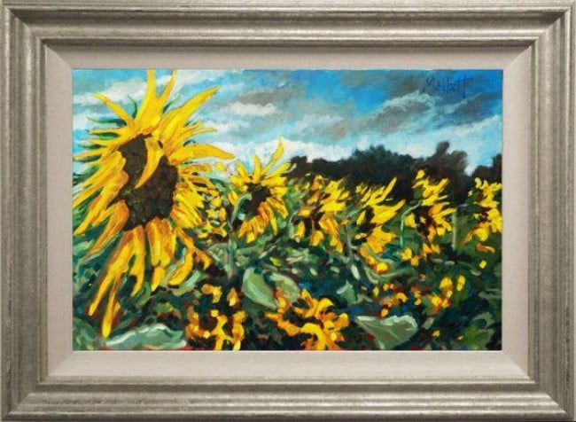Sunflower Season - Framed Sunflower Season - Framed